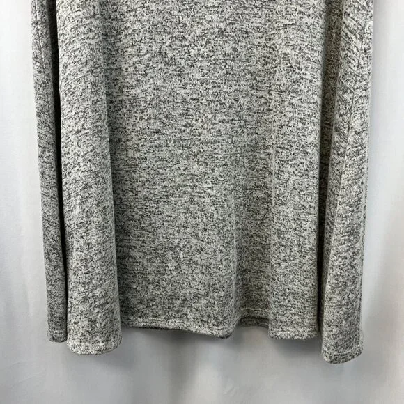 Forever 21 Womens Short Sleeve Mini Shift Dress Gray Heathered Large - Picture 5 of 9